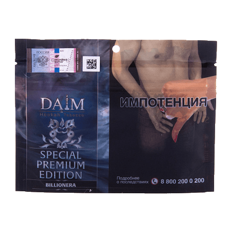 Табак Daim - SE Billionera (Биллионер, 100 грамм) купить в Тольятти