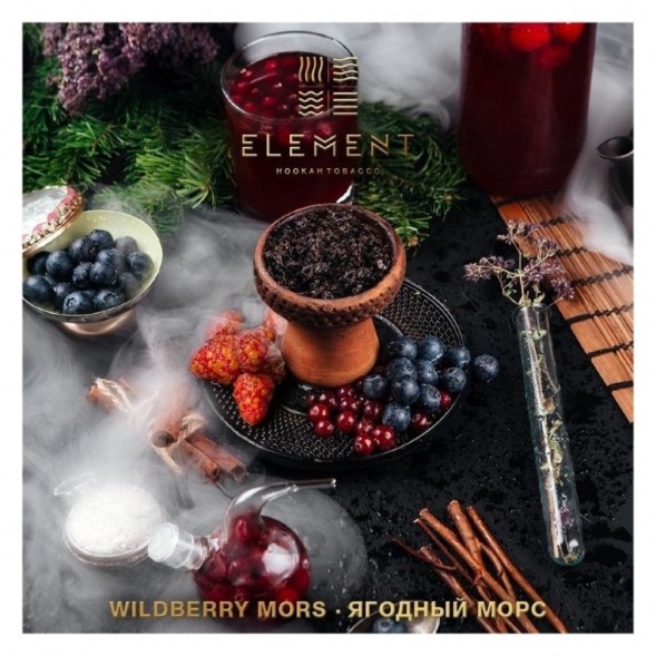 Табак Element Земля - Wildberry Mors NEW (Ягодный морс, 25 грамм) купить в Тольятти