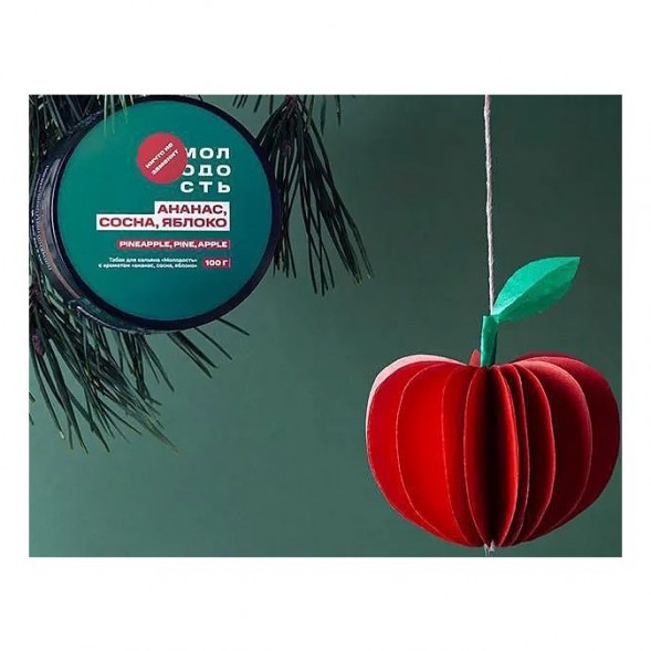 Табак Молодость - Pineapple Pine Apple (Ананас, Сосна, Яблоко, 100 грамм) купить в Тольятти