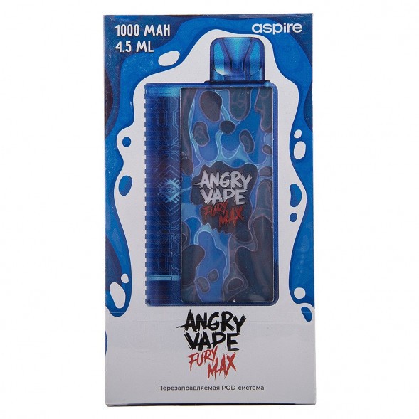 Электронная сигарета Brusko - Angry Vape Fury Max (Синий) купить в Тольятти