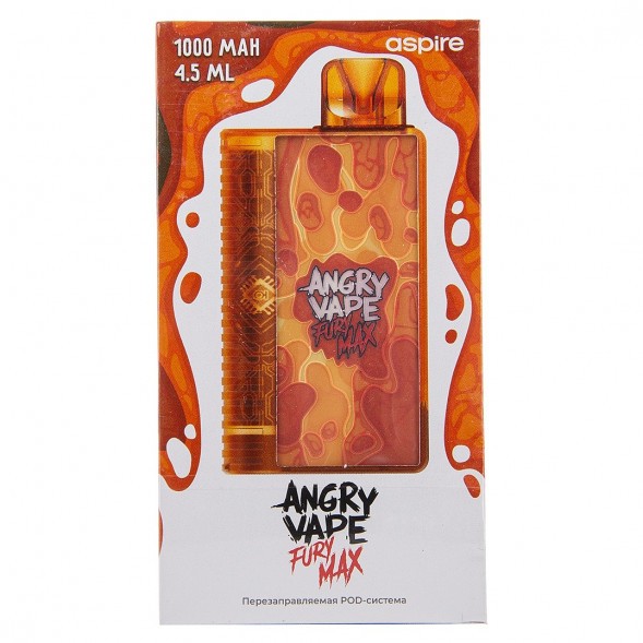 Электронная сигарета Brusko - Angry Vape Fury Max (Оранжевый) купить в Тольятти