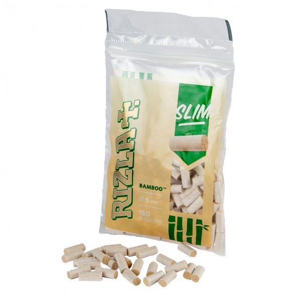 Фильтры для самокруток Rizla+ - Slim Bamboo (150 штук, 15x6 мм) купить в Тольятти
