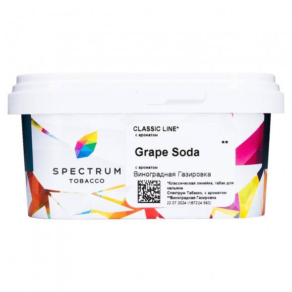 Табак Spectrum - Grape Soda (Виноградная Газировка, 200 грамм) купить в Тольятти