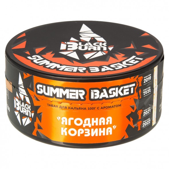 Табак BlackBurn - Summer Basket (Ягодная корзина, 100 грамм) купить в Тольятти