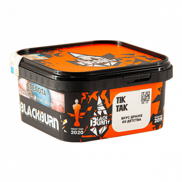 Табак BlackBurn - Tik Tak (Тик-Так, 200 грамм) купить в Тольятти