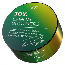 Табак Joy - Lemon Brothers (Лимон, Лайм и Ревень, 25 грамм)