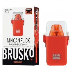 Электронная сигарета Brusko - Minican Flick (Красный)