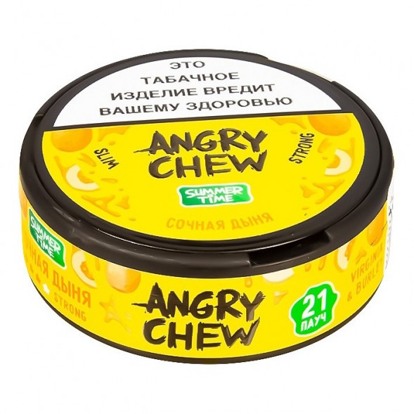 Табак жевательный Angry Chew Slim Strong - Сочная Дыня (12 грамм) купить в Тольятти