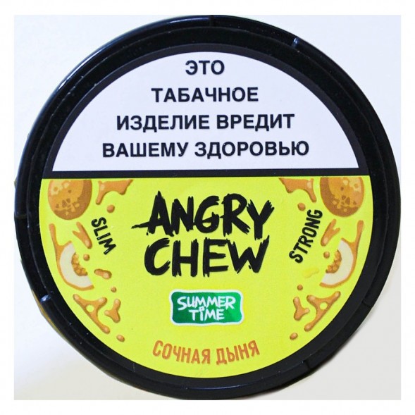 Табак жевательный Angry Chew Slim Strong - Сочная Дыня (12 грамм) купить в Тольятти