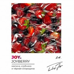 Табак Joy - Joyberry (Малина, Клубника и Чёрная Смородина, 200 грамм)