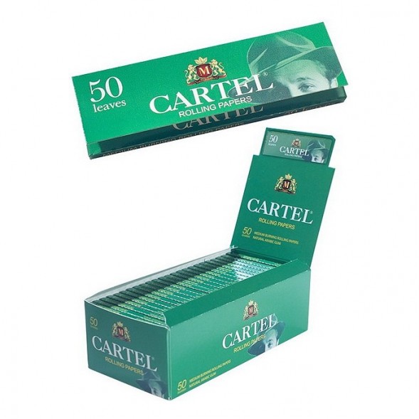 Бумага для самокруток Cartel - Green (50 штук) купить в Тольятти