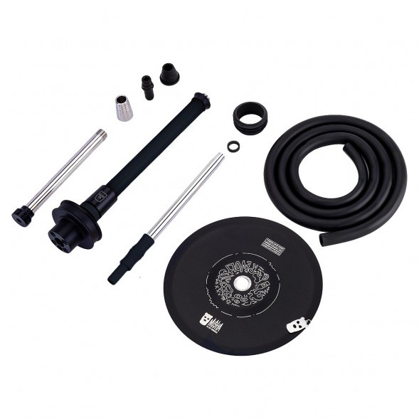 Кальян MISHA Rebel - Revolt Jet Black (Чёрный Матовый, Без Колбы) купить в Тольятти