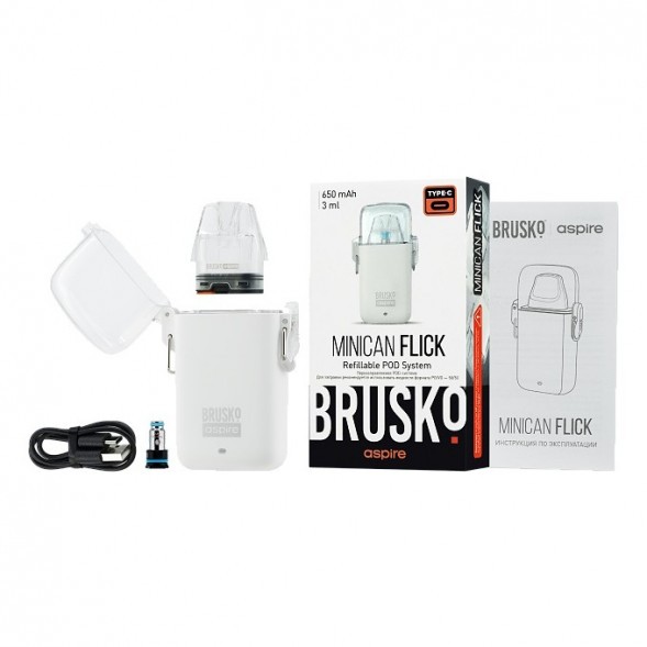 Электронная сигарета Brusko - Minican Flick (Жёлтый) купить в Тольятти