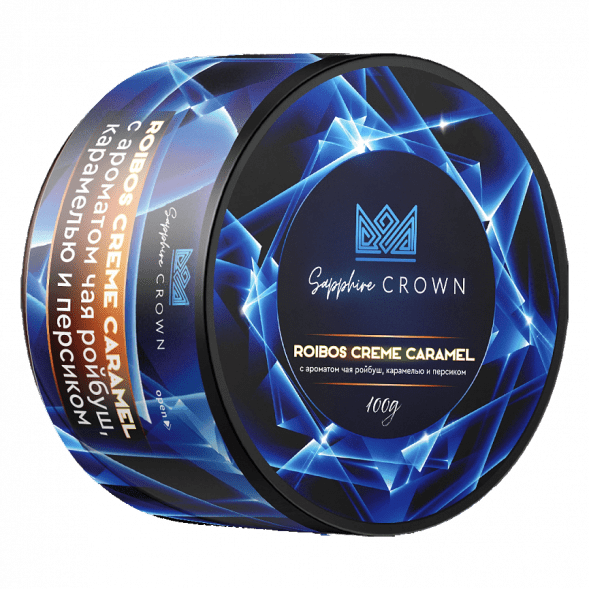 Табак Sapphire Crown - Roibos Creme Caramel (Чай Ройбуш с Карамелью и Персиком, 25 грамм) купить в Тольятти