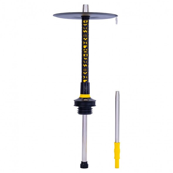 Кальян MISHA Rebel - Revolt Hero Smile (Чёрный Жёлтый, Без Колбы) купить в Тольятти