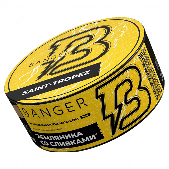 Табак Banger - Saint-Tropez (Земляника со Сливками, 100 грамм) купить в Тольятти