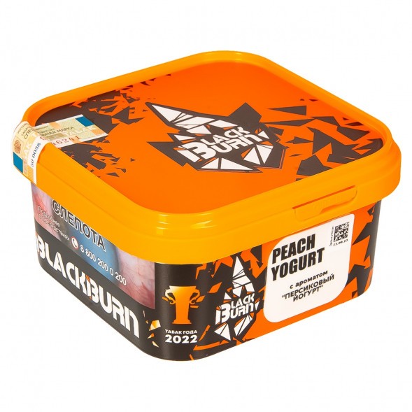 Табак BlackBurn - Peach Yogurt (Персиковый Йогурт, 200 грамм) купить в Тольятти