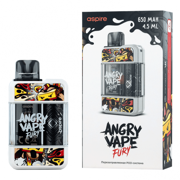 Электронная сигарета Brusko - Angry Vape Fury (650 mAh, Белый) купить в Тольятти