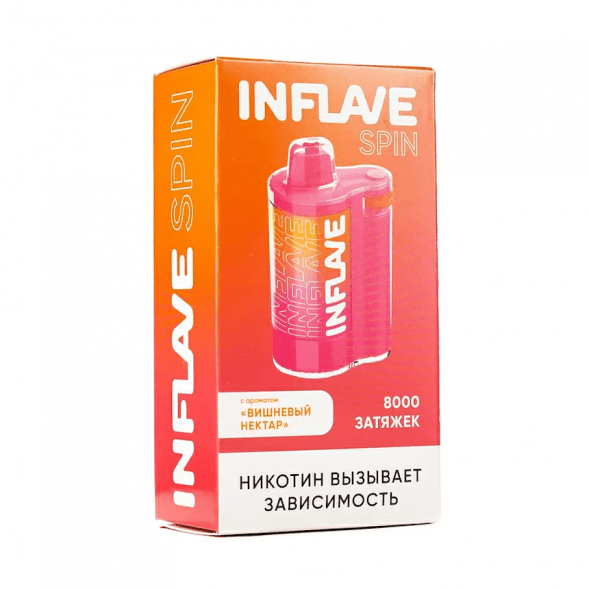 INFLAVE SPIN - Вишнёвый Нектар (8000 затяжек) купить в Тольятти