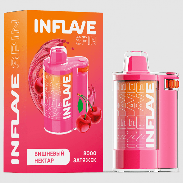 INFLAVE SPIN - Вишнёвый Нектар (8000 затяжек) купить в Тольятти