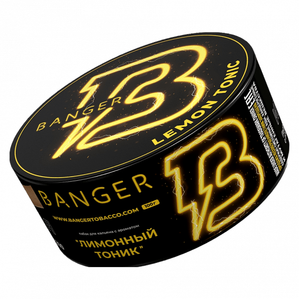 Табак Banger - Lemon Tonik (Лимонный Тоник, 100 грамм) купить в Тольятти
