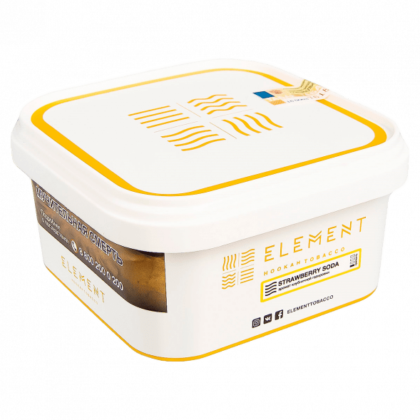 Табак Element Воздух - Strawberry Soda (Клубничная Газировка, 200 грамм) купить в Тольятти