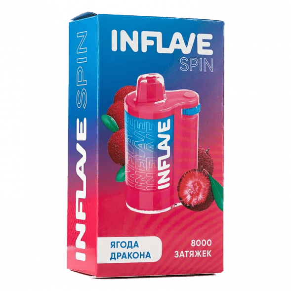 INFLAVE SPIN - Ягода Дракона (8000 затяжек) купить в Тольятти