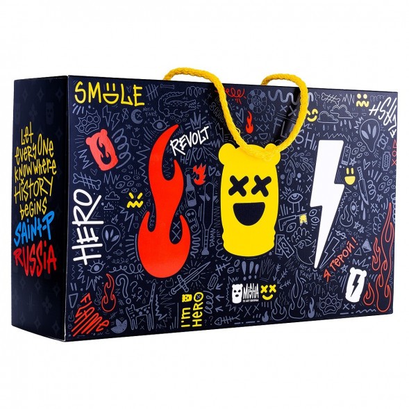 Кальян MISHA Rebel - Revolt Hero Flash (Чёрный Белый, Без Колбы) купить в Тольятти