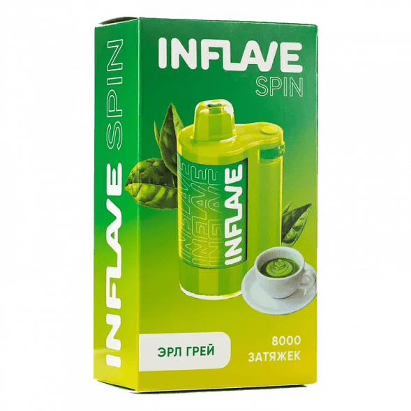 INFLAVE SPIN - Эрл Грей (8000 затяжек) купить в Тольятти