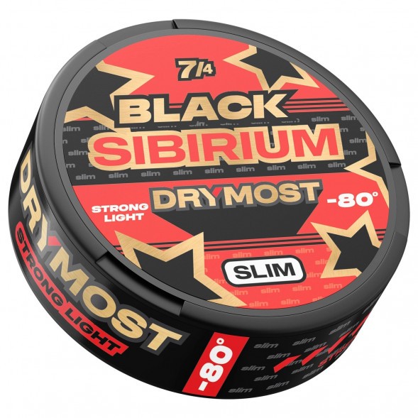 Табак жевательный DryMost - Black Sibirium -80 Slim (12 грамм) купить в Тольятти