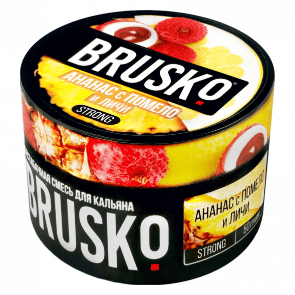 Смесь Brusko Strong - Ананас с Помело и Личи (50 грамм) купить в Тольятти