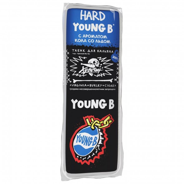 Табак Хулиган Hard - Young B (Кола со Льдом, 200 грамм) купить в Тольятти