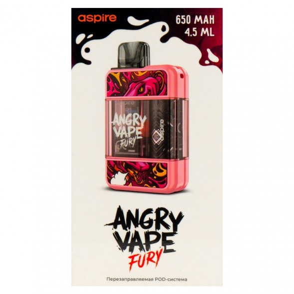 Электронная сигарета Brusko - Angry Vape Fury (650 mAh, Розовый) купить в Тольятти