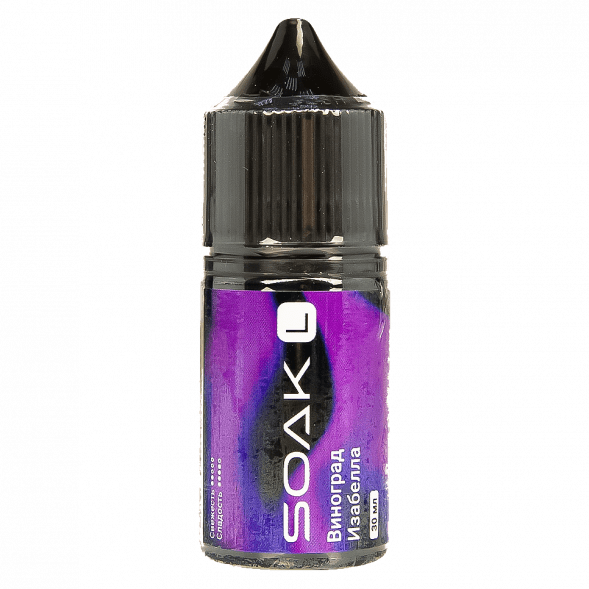 Жидкость SOAK L30 - Isabella Grapes (Виноград Изабелла, 30 мл, 2 мг) купить в Тольятти