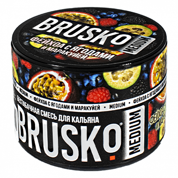 Смесь Brusko Medium - Фейхоа с Ягодами и Маракуйей (250 грамм) купить в Тольятти
