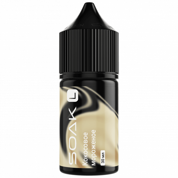 Жидкость SOAK L30 - Ice Cream Coconut (Кокосовое Мороженое, 30 мл, 2 мг) купить в Тольятти
