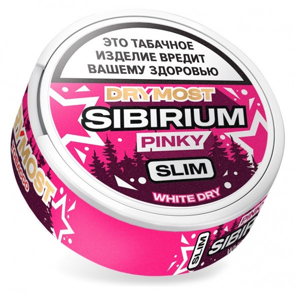 Табак жевательный DryMost - Sibirium Pinky Slim (Сибирский Малиновый Лимонад, 12 грамм) купить в Тольятти