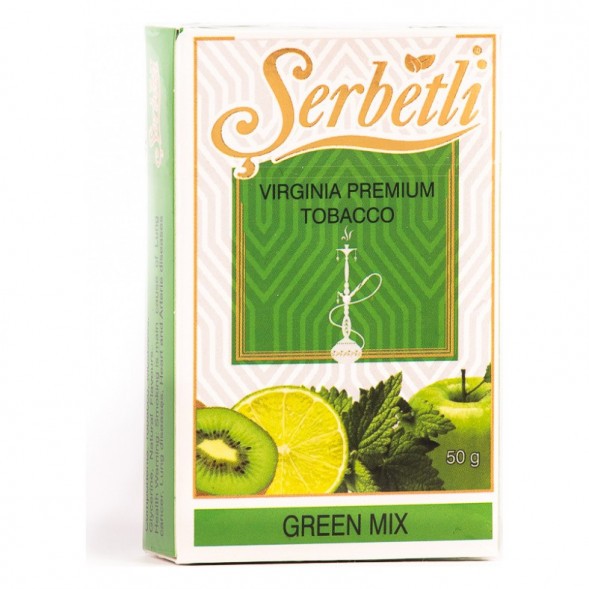 Табак Serbetli - Green Mix (Зеленый Микс, 50 грамм, Акциз) купить в Тольятти