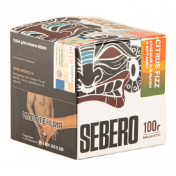 Табак Sebero - Citrus Fizz (Красный Апельсин и Бергамот, 100 грамм)