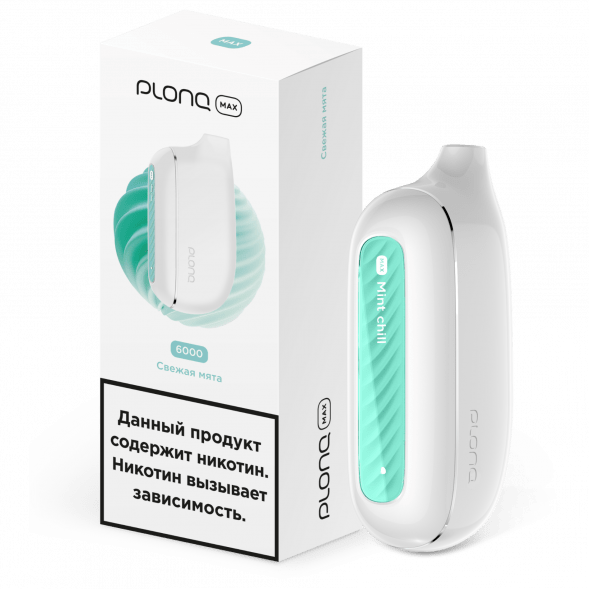 PLONQ MAX - Свежая Мята (6000 затяжек) купить в Тольятти