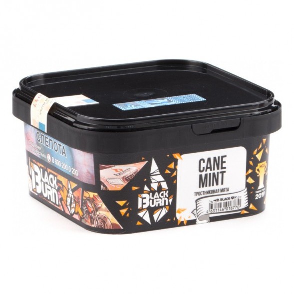Табак BlackBurn - Cane Mint (Тростниковая Мята, 200 грамм) купить в Тольятти