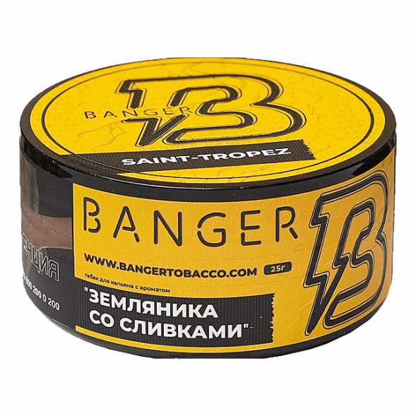 Табак Banger - Saint-Tropez (Земляника со Сливками, 25 грамм) купить в Тольятти