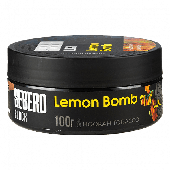 Табак Sebero Black - Lemon Bomb (Кислый Лимон, 100 грамм) купить в Тольятти