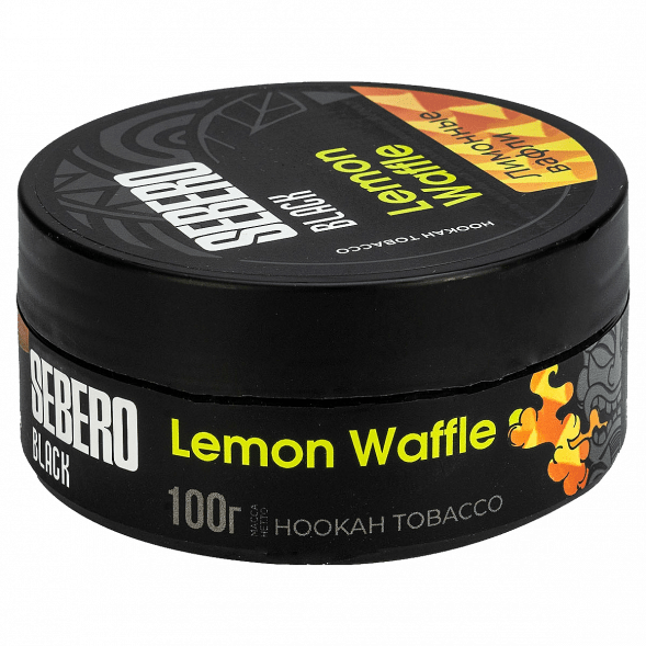 Табак Sebero Black - Lemon Waffle (Лимонные Вафли, 100 грамм) купить в Тольятти