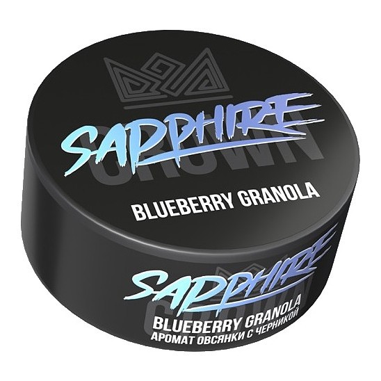 Табак Sapphire Crown - Blueberry Granola (Овсянка с Черникой, 100 грамм) купить в Тольятти