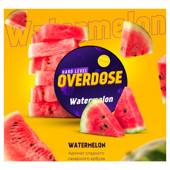 Табак Overdose - Watermelon (Сахарный Арбуз, 25 грамм) купить в Тольятти