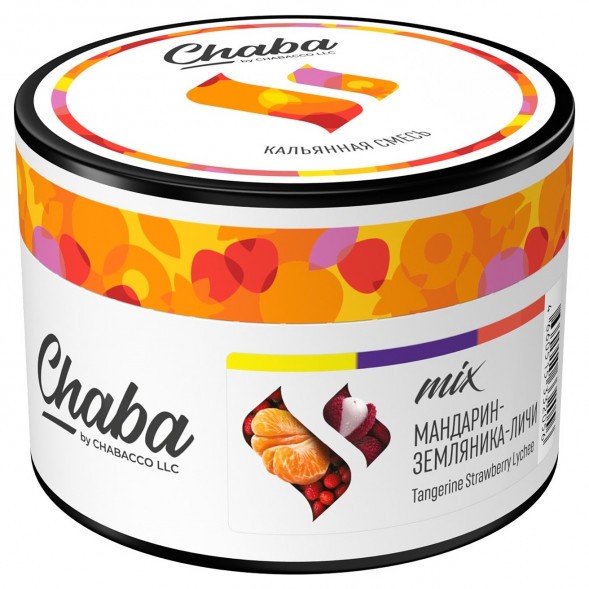Смесь Chaba Mix - Tangerine Strawberry Lychee (Мандарин, Земляника, Личи, 40 грамм) купить в Тольятти