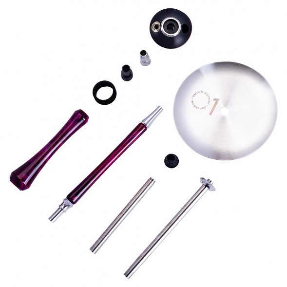 Кальян UNION - Sleek Акрил (Фиолетово-Красный, Без Колбы) купить в Тольятти