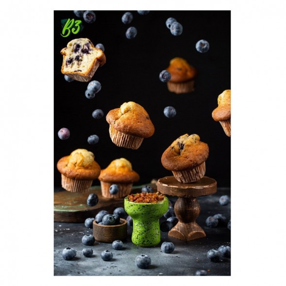 Табак B3 - Blueberry Muffin (Черничный Маффин, 250 грамм) купить в Тольятти