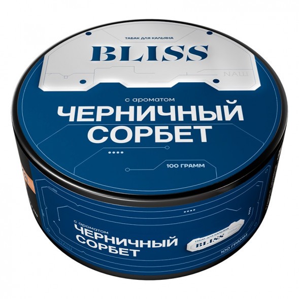 Табак Bliss - Черничный Сорбет (100 грамм) купить в Тольятти